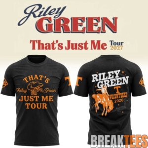 Tennessee Volunteers x Riley Green “That’s Just Me Tour” Limited Edition Shirt