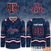 Texas A&M Hockey 2026 Blackout Limited Personalized Jersey