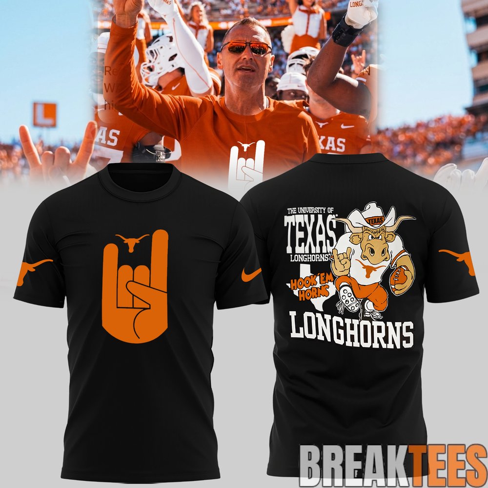 Texas Longhorns Hook ‘Em Sign T-Shirt Texas Longhorns Hook ‘Em Sign T-Shirt