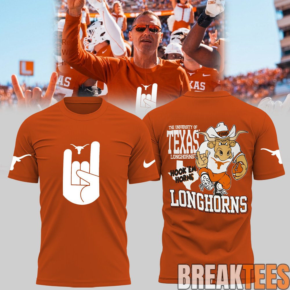 Texas Longhorns Hook ‘Em Sign T-Shirt Texas Longhorns Hook ‘Em Sign T-Shirt