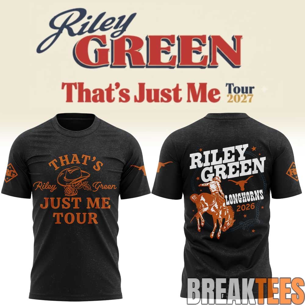 Texas Longhorns x Riley Green “That’s Just Me Tour” Shirt Texas Longhorns x Riley Green “That’s Just Me Tour” Shirt