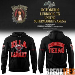 Texas Tech Red Raiders x Ella Langley The Dandelion Tour 2026 Hoodie 1