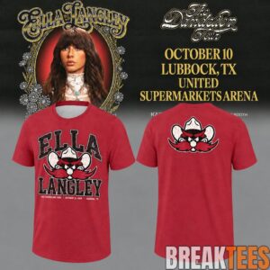 Texas Tech Red Raiders x Ella Langley The Dandelion Tour Exclusive T-Shirt 1