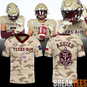 Texas A&M Aggies Honor & Support Strategy Football Jersey