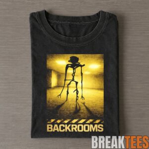 The Backrooms Hazmat Explorer Taking a Thumbs-Up Selfie T-Shirt 3