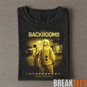 The Backrooms Hazmat Explorer Taking a Thumbs-Up Selfie T-Shirt 4