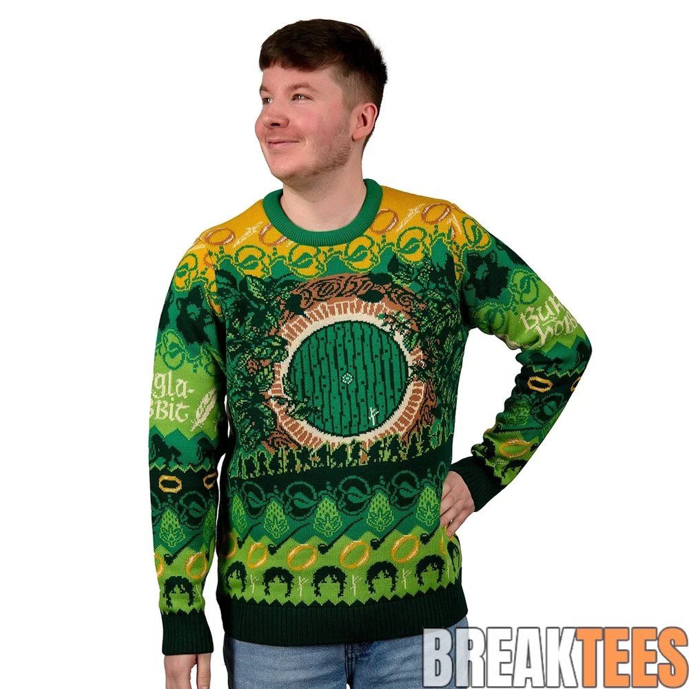 The Lord of the Rings The Shire Ugly Christmas Sweater The Lord of the Rings The Shire Ugly Christmas Sweater
