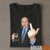 The Sopranos Paulie Gualtieri and Christopher Moltisanti Walking Through Snow T-Shirt