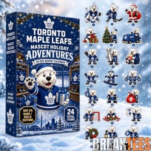 Toronto Maple Leafs The Bear Mascot Holiday Advent Calendar