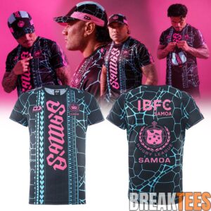 Toa Samoa Rugby 2026 Captain’s Run Turtle Shell Pattern Jersey