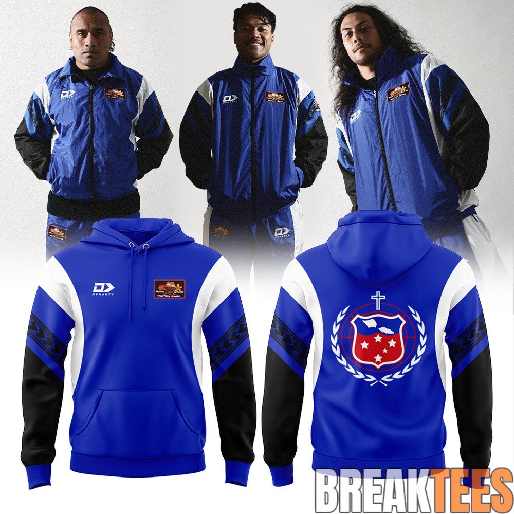 Toa Samoa Rugby Adults Retro Track Hoodie Toa Samoa Rugby Adults Retro Track Hoodie