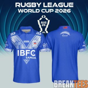 Toa Samoa Rugby League World Cup 2026 Polo Shirt