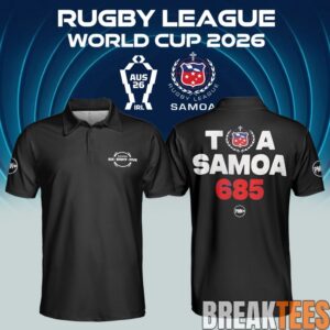 Toa Samoa Rugby League World Cup 2026 Polo Shirt 2