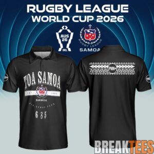 Toa Samoa Rugby League World Cup 2026 Polo Shirt 3