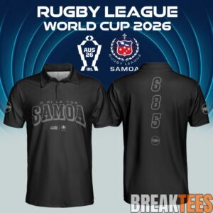 Toa Samoa Rugby League World Cup 2026 Polo Shirt 4