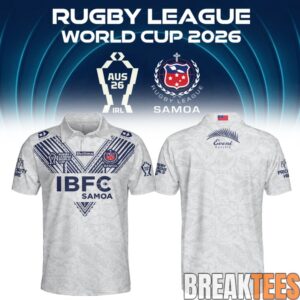 Toa Samoa Rugby League World Cup 2026 Polo Shirt 6