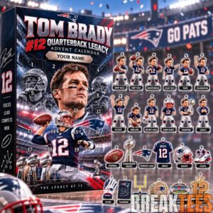 New England Patriots Tom Brady Quaterback Legacy Advent Calendar