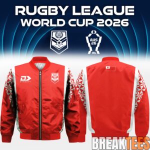 Tonga Rugby League World Cup 2026 Bomber Jacket