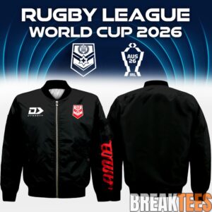 Tonga Rugby League World Cup 2026 Bomber Jacket 1