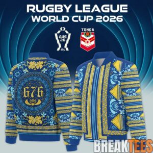 Tonga Rugby League World Cup 2026 Bomber Jacket 3