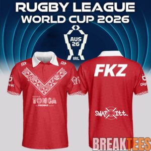 Tonga Rugby League World Cup 2026 Polo Shirt