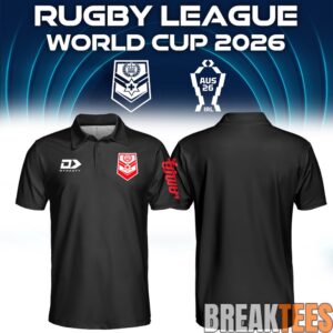 Tonga Rugby League World Cup 2026 Polo Shirt 1