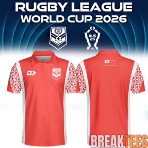Tonga Rugby League World Cup 2026 Polo Shirt 2