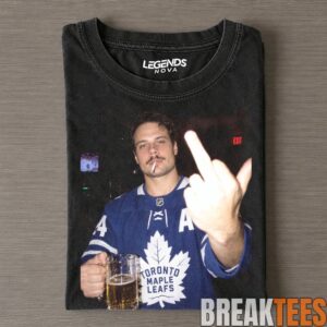 Toronto Maple Leafs Auston Matthews and Teammate Drunk & Smoke Tee 1