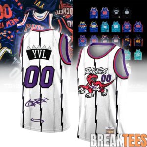 Toronto Raptors Playboi Carti x M&N Hardwood Classics Basketball Jersey 1