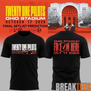 Twenty One Pilots Ohio State Buckeyes 2026 T-Shirt 5
