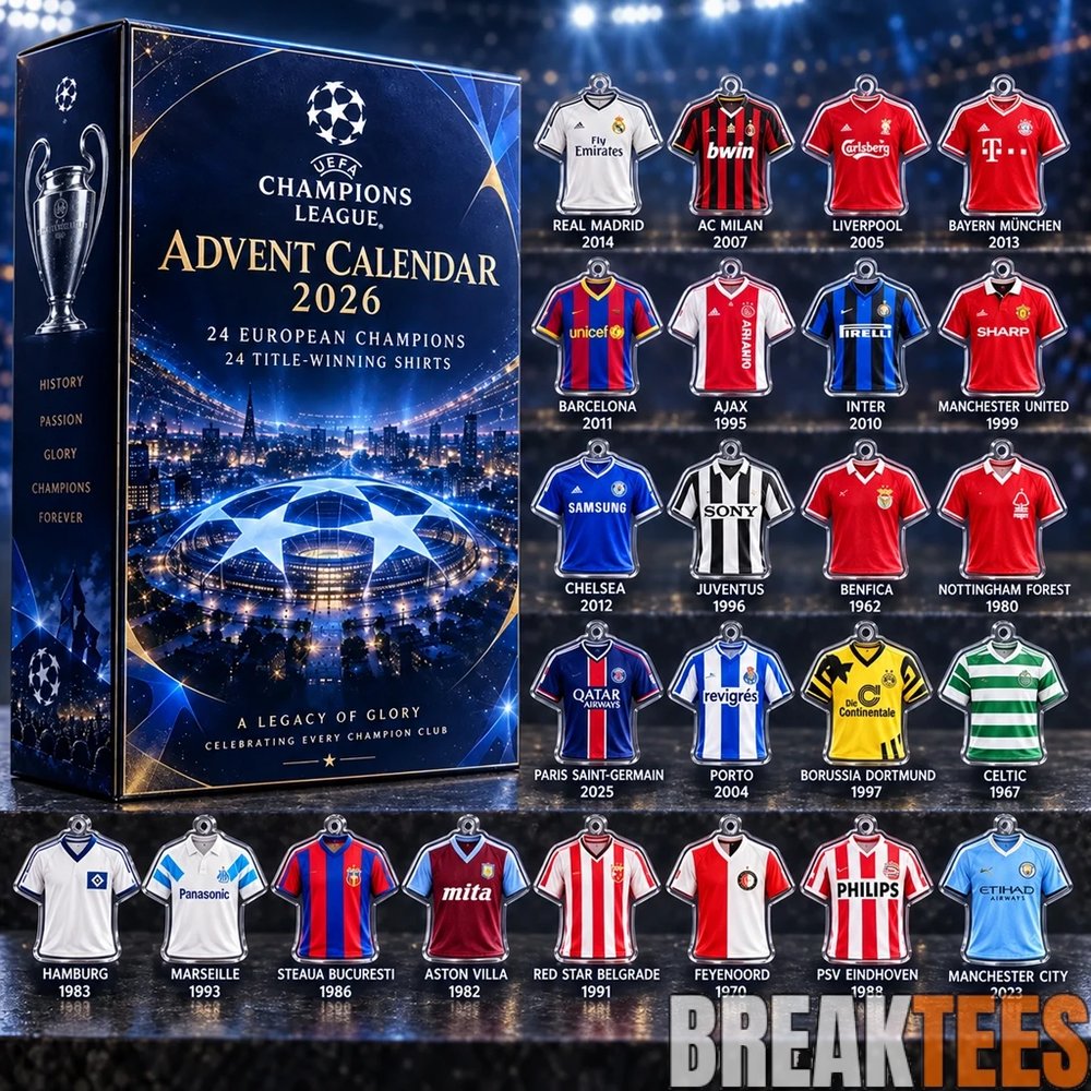 UEFA Champions League Advent Calendar 2026 For Soccer Fans UEFA Champions League Advent Calendar 2026 For Soccer Fans