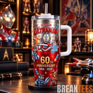 Ultraman 60th Anniversary 40oz Tumbler with Handle