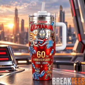 Ultraman 60th Anniversary 40oz Tumbler with Handle 1