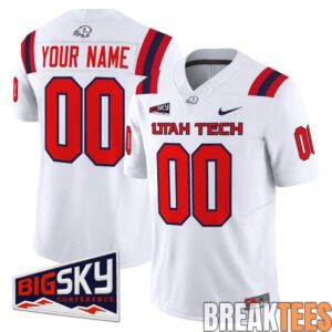 Utah Tech Trailblazers 2026 Custom Football Jersey 1