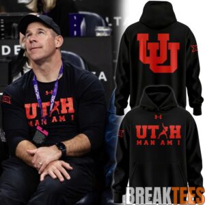 Utah Utes Coach Morgan Scalley Utah MAN AM I” Hoodie 1