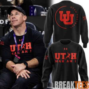 Utah Utes Coach Morgan Scalley Utah MAN AM I” Sweatshirt