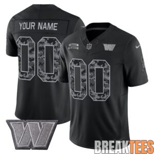 Washington Commanders 2026 Salute to Service Custom Football Jersey