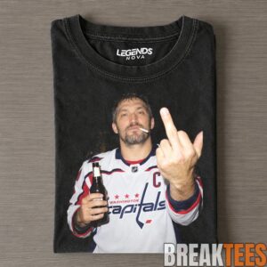 Washington Capitals Alex Ovechkin Drunk & Smoke Tee