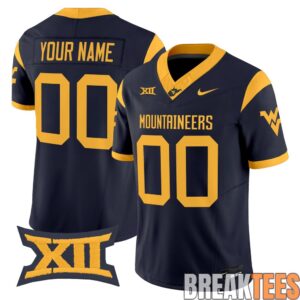 West Virginia Mountaineers 2026 Custom Football Jersey 1