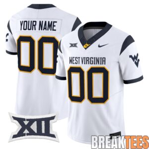 West Virginia Mountaineers 2026 Custom Football Jersey 2
