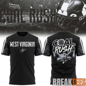 West Virginia Mountaineers Built on Bravery T-Shirt