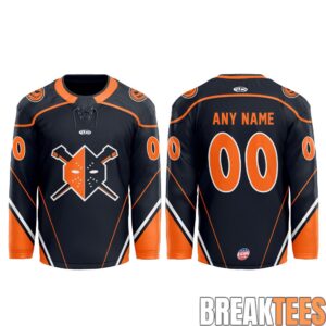 Wheeling Nailers Halloween Custom Hockey Jersey 1