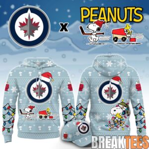 Winnipeg Jets x Peanuts 2026 Christmas Limited Edition Hoodie