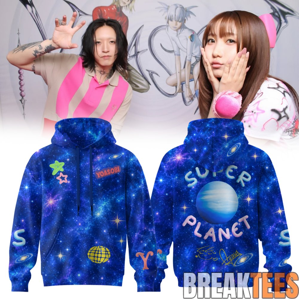 YOASOBI 10-CITY DOME & STADIUM TOUR Super Planet Hoodie YOASOBI 10-CITY DOME & STADIUM TOUR Super Planet Hoodie