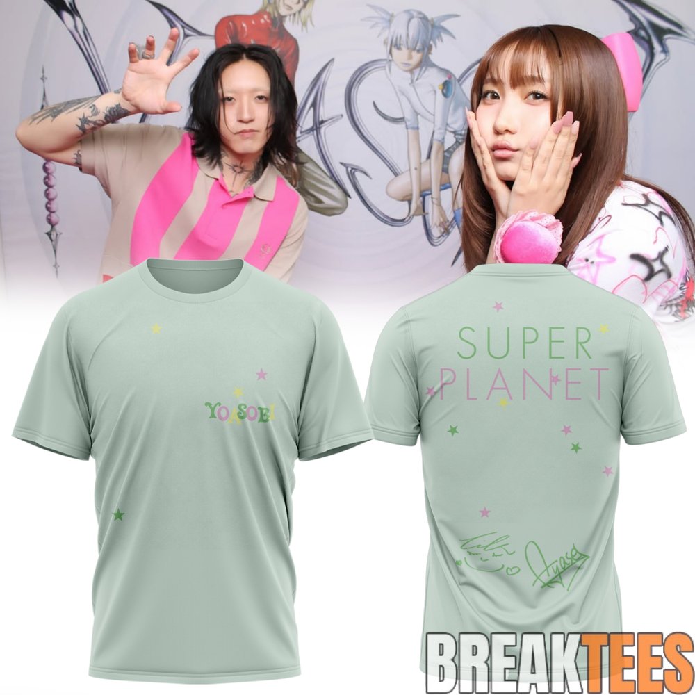 YOASOBI 10-CITY DOME & STADIUM TOUR Super Planet T-Shirt YOASOBI 10-CITY DOME & STADIUM TOUR Super Planet T-Shirt