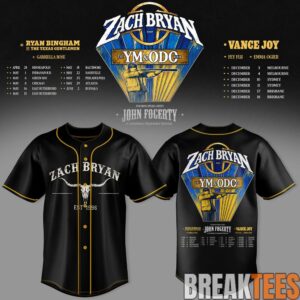 Zach Bryan 2027 Young Manhood and Other Donatable Organs Tour Baseball Jersey