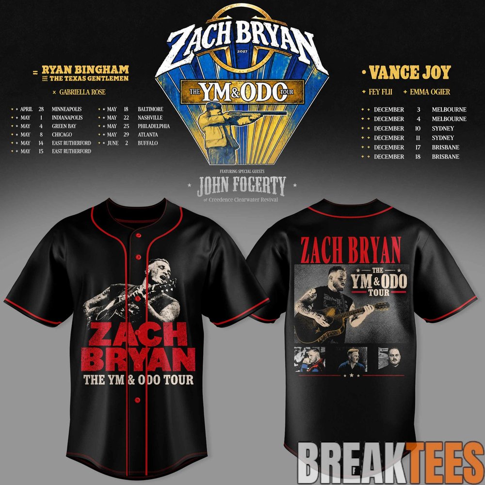 Zach Bryan 2027 Young Manhood and Other Donatable Organs Tour Baseball Jersey Zach Bryan 2027 Young Manhood and Other Donatable Organs Tour Baseball Jersey