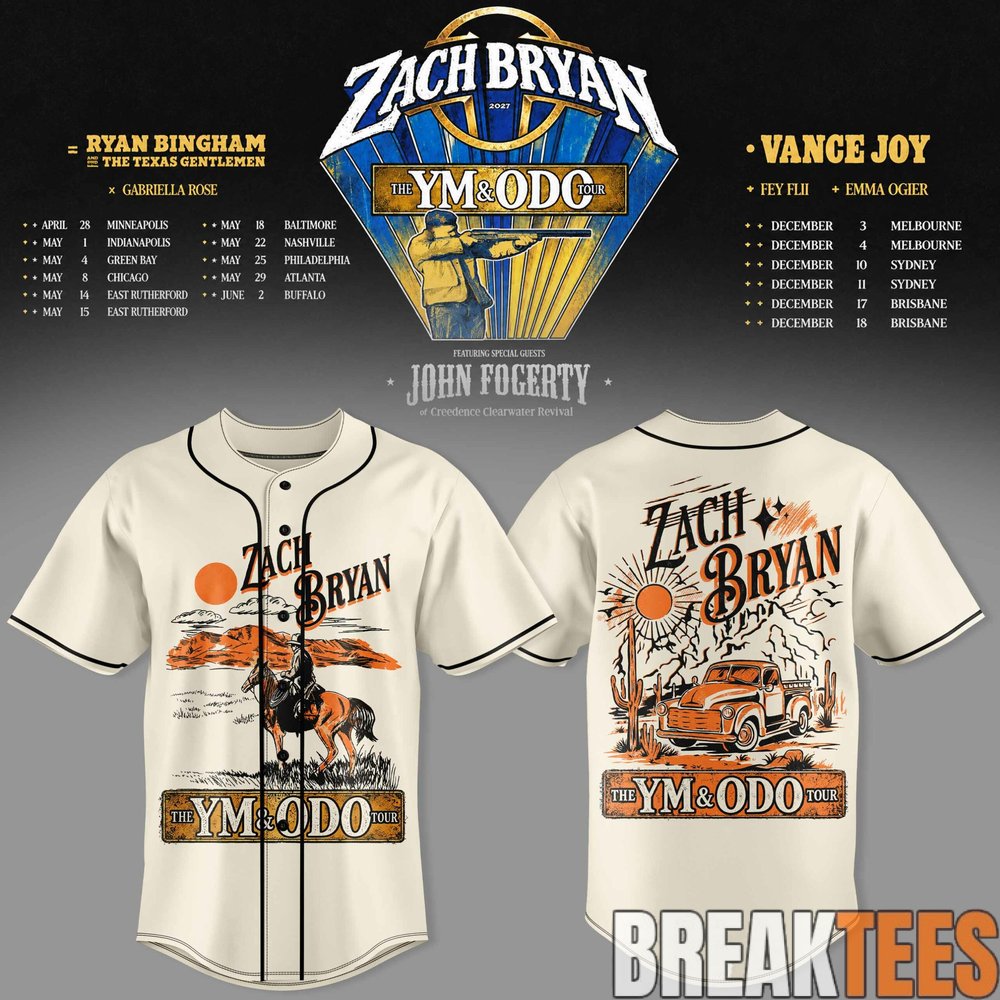 Zach Bryan 2027 Young Manhood and Other Donatable Organs Tour Baseball Jersey Zach Bryan 2027 Young Manhood and Other Donatable Organs Tour Baseball Jersey