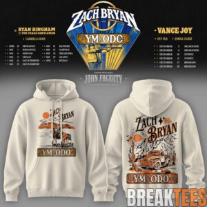 Zach Bryan 2027 Young Manhood and Other Donatable Organs Tour Hoodie 3