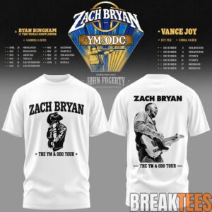 Zach Bryan 2027 Young Manhood and Other Donatable Organs Tour T-Shirt 2